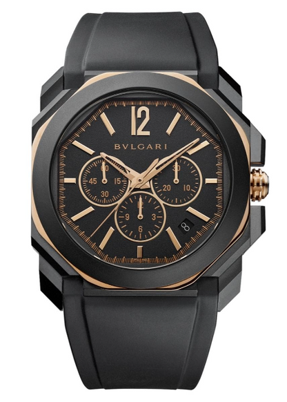 Bvlgari Octo Velocissimo 41 mm DLC Chronograph 103075 - Beverly Hills Watch Company