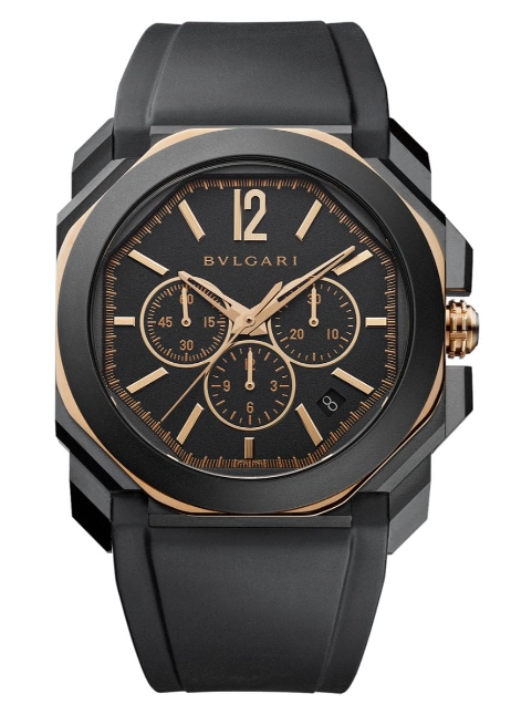 Bvlgari Octo Velocissimo 41 mm DLC Chronograph 103075 - Beverly Hills Watch Company