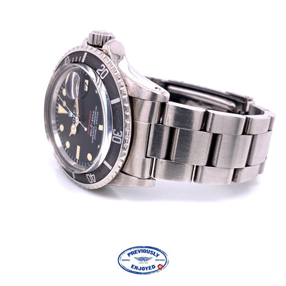 Rolex 1970 Vintage Red Submariner 1680 Mark IV Dial - Beverly Hills Watch Company