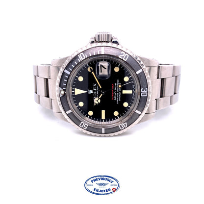 Rolex 1970 Vintage Red Submariner 1680 Mark IV Dial - Beverly Hills Watch Company
