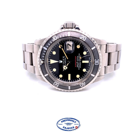 Rolex 1970 Vintage Red Submariner 1680 Mark IV Dial - Beverly Hills Watch Company