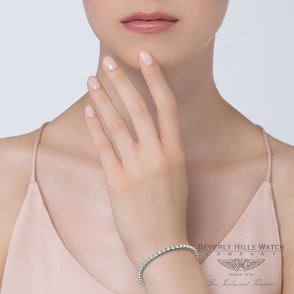 Nairs & C Classic Diamond Tennis Bracelet 18K White 7ZKP50 7ZKP50 - Beverly Hills Watch