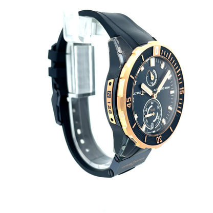 Ulysse Nardin Diver 44mm Rose Gold and Blue 1185-170-3/BLUE - Beverly Hills Watch Company