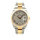 Rolex Datejust 36mm Yellow Gold and Stainless Silver Roman Diamond 126203 - Beverly Hills Watch Company