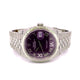 Rolex Datejust 36mm Purple Dial Diamond Roman 126234 82KAW7 - Beverly Hills Watch Company