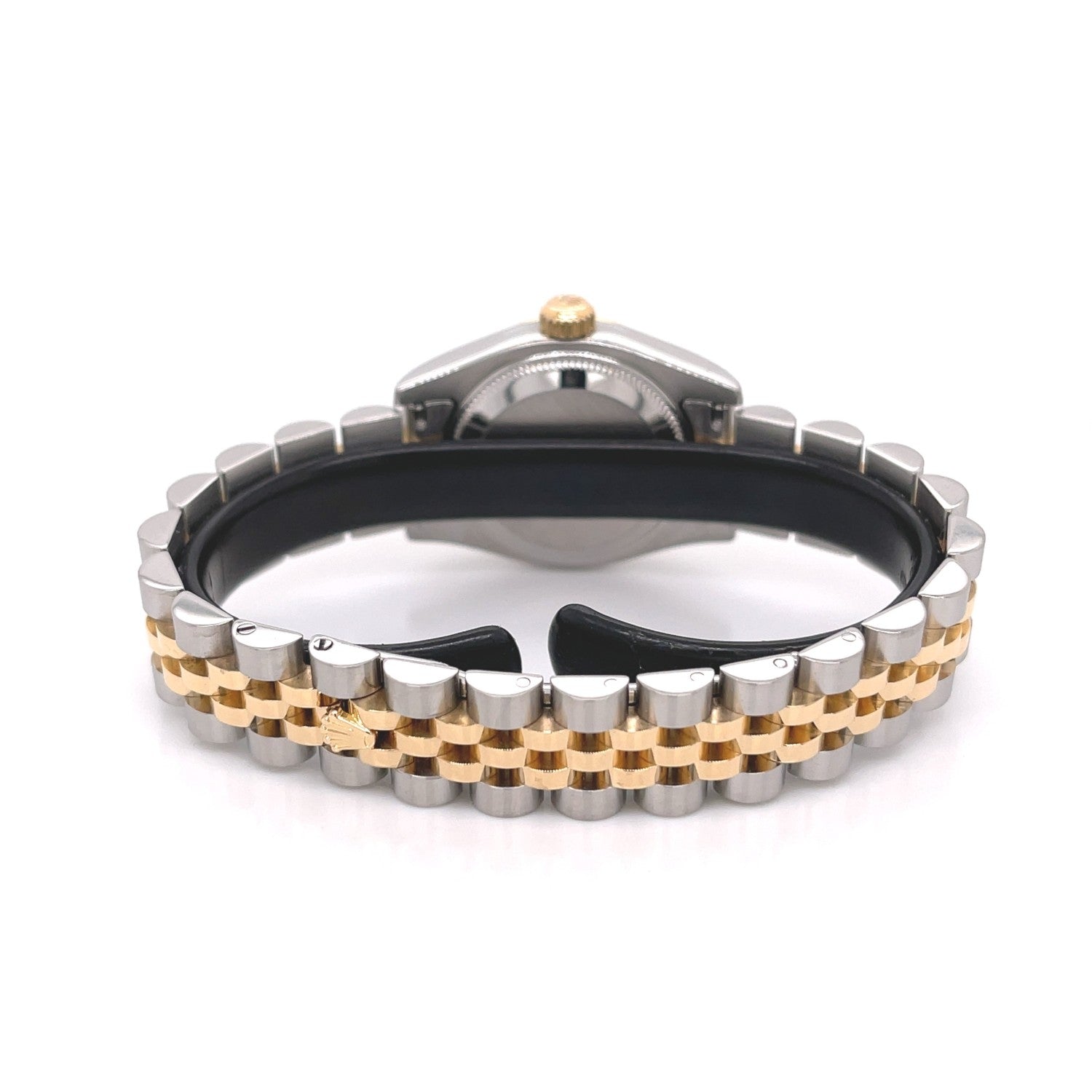 Rolex Datejust 26mm Stainless Steel Yellow Gold Silver Diamond Dial 179173 82TY8T - Beverly Hills Watch Company