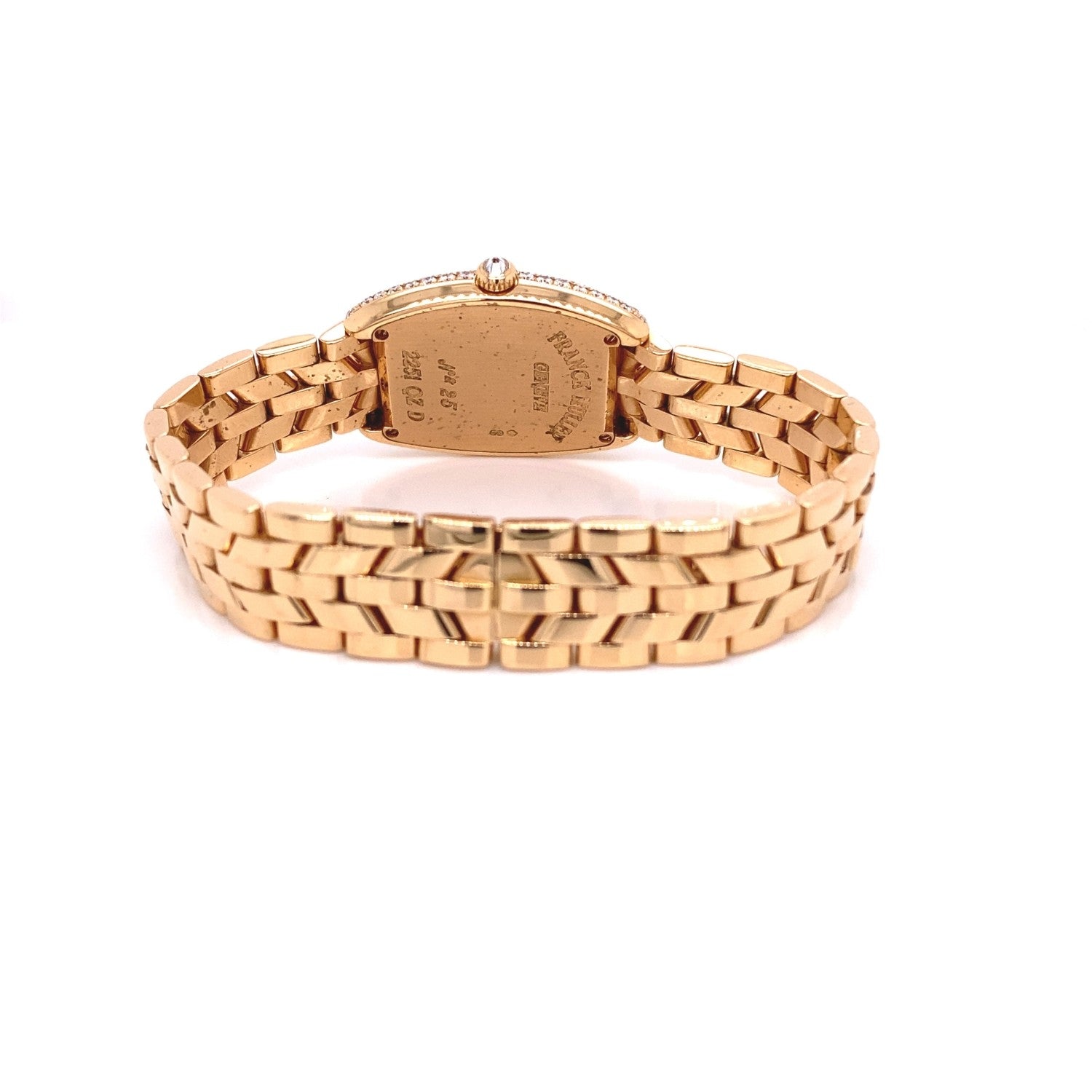 Franck Muller Cintree Curvex Rose Gold Pink Dial 2251 QZ D B 88U5X9 - Beverly Hills Watch Company