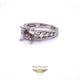 Diamond and 18K White Gold Semi-Mount Ring - Beverly Hills Watch and Jewelry Company