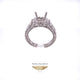 Diamond and 18K White Gold Semi-Mount Ring - Beverly Hills Watch and Jewelry Company