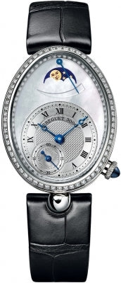 Breguet Reine de Naples White Gold Moon Power Reserve 8908bb/52/964.d00d - Beverly Hills Watch Company