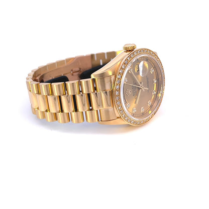 Rolex 36mm Day-Date President Yellow Gold 18238 - Beverly Hills Watch Company