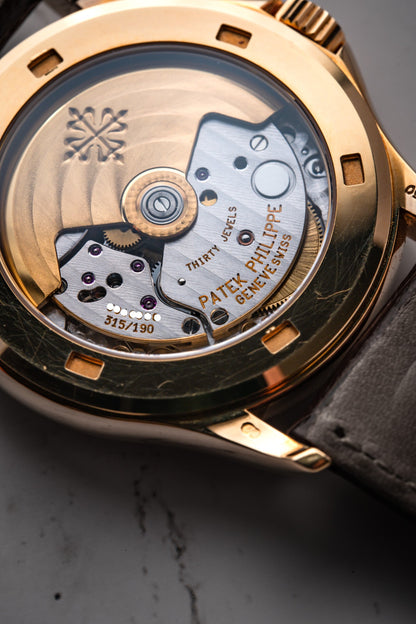 Patek Philippe Calatrava 37mm Yellow Gold Silver Dial Automatic 5107j