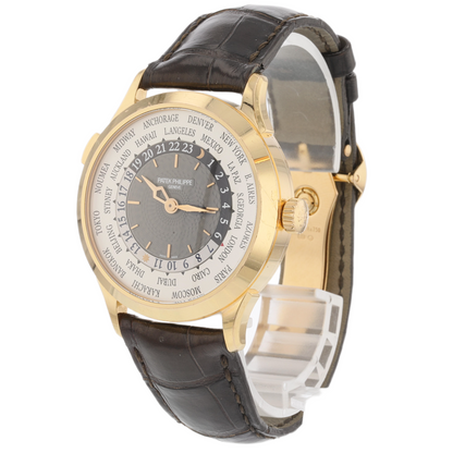 Patek Philippe World Time Rose Gold Slate Grey Dial 5230R-012