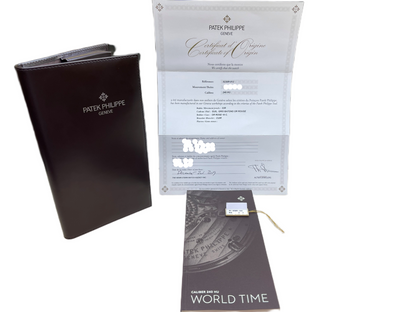 Patek Philippe World Time Rose Gold Slate Grey Dial 5230R-012