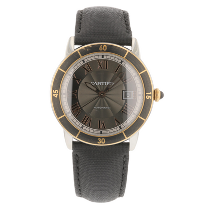 Cartier Ronde Croisiere 42mm Rose Gold and Stainless Grey Dial W2RN0005