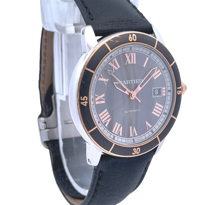 Cartier Ronde Croisiere 42mm Rose Gold and Stainless Grey Dial W2RN0005
