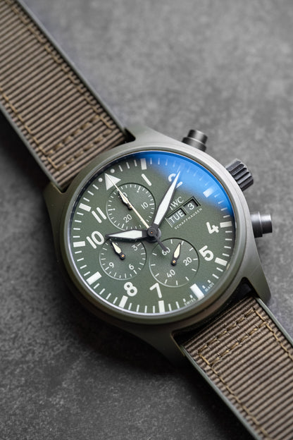 IWC Pilot Chronograph Top Gun Woodland IW389106