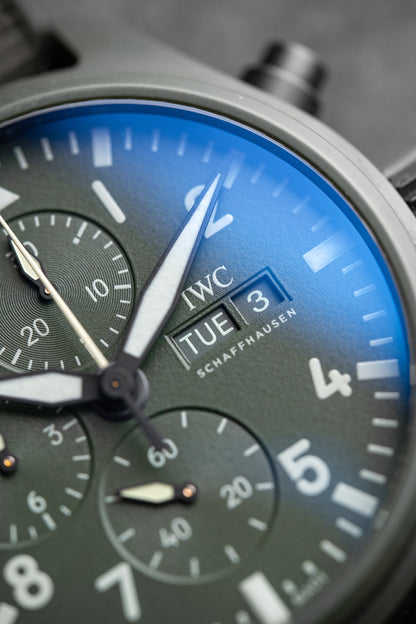 IWC Pilot Chronograph Top Gun Woodland IW389106