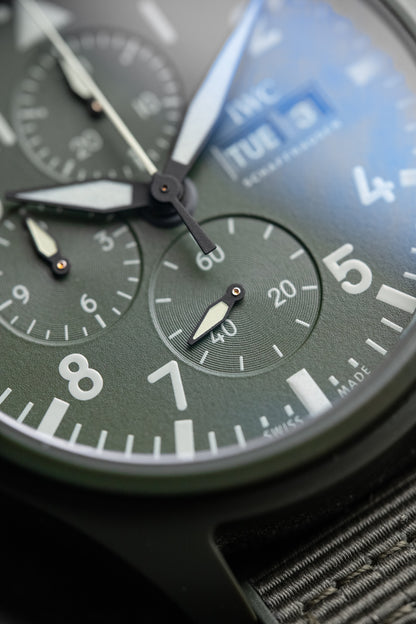 IWC Pilot Chronograph Top Gun Woodland IW389106