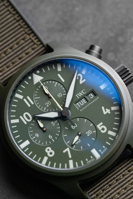 IWC Pilot Chronograph Top Gun Woodland IW389106