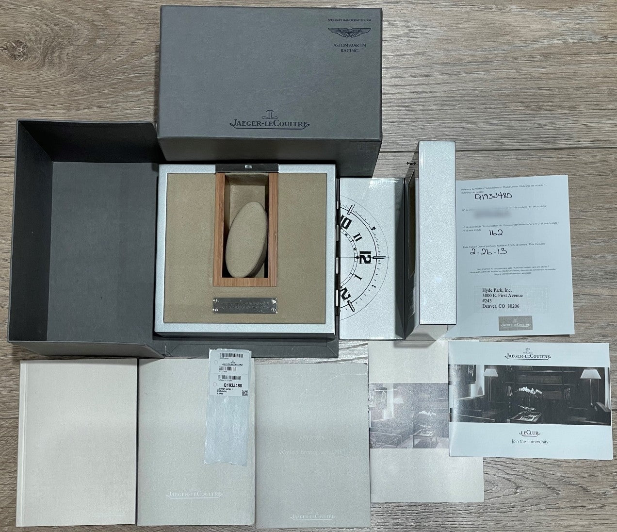 Jaeger LeCoultre Amvox 5 Aston Martin World Chronograph Ceramic Q193J480 8JEX9R - Beverly Hills Watch