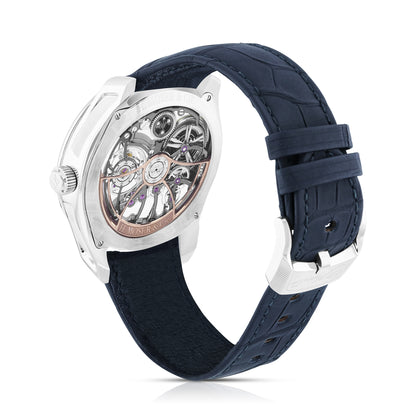 H. Moser & Cie Pioneer Cylindrical Tourbillon 3811-1200 - Beverly Hills Watch Company