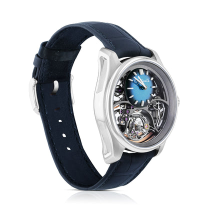 H. Moser & Cie Pioneer Cylindrical Tourbillon 3811-1200 - Beverly Hills Watch Company