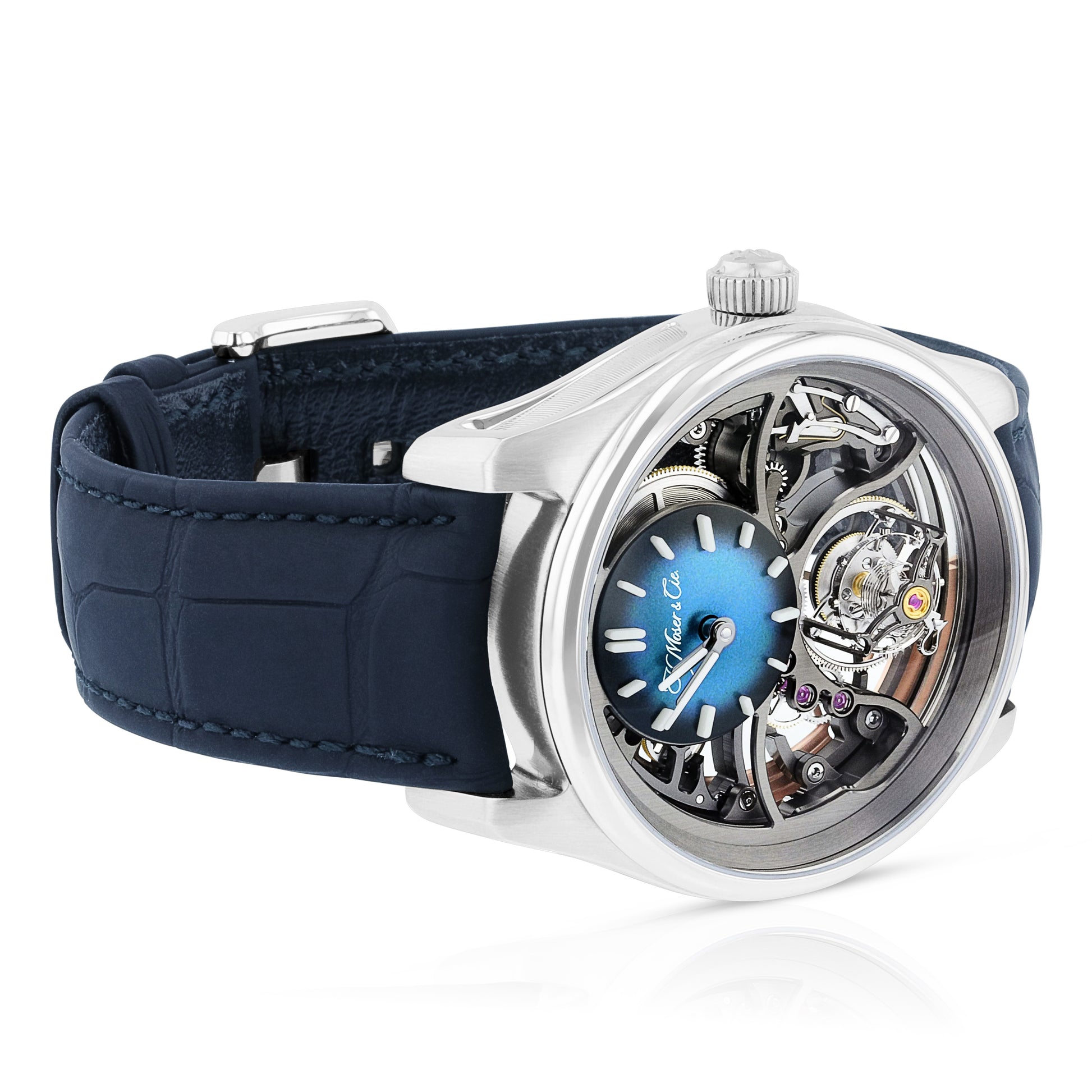H. Moser & Cie Pioneer Cylindrical Tourbillon 3811-1200 - Beverly Hills Watch CompanyH. Moser & Cie Pioneer Cylindrical Tourbillon 3811-1200 - Beverly Hills Watch Company