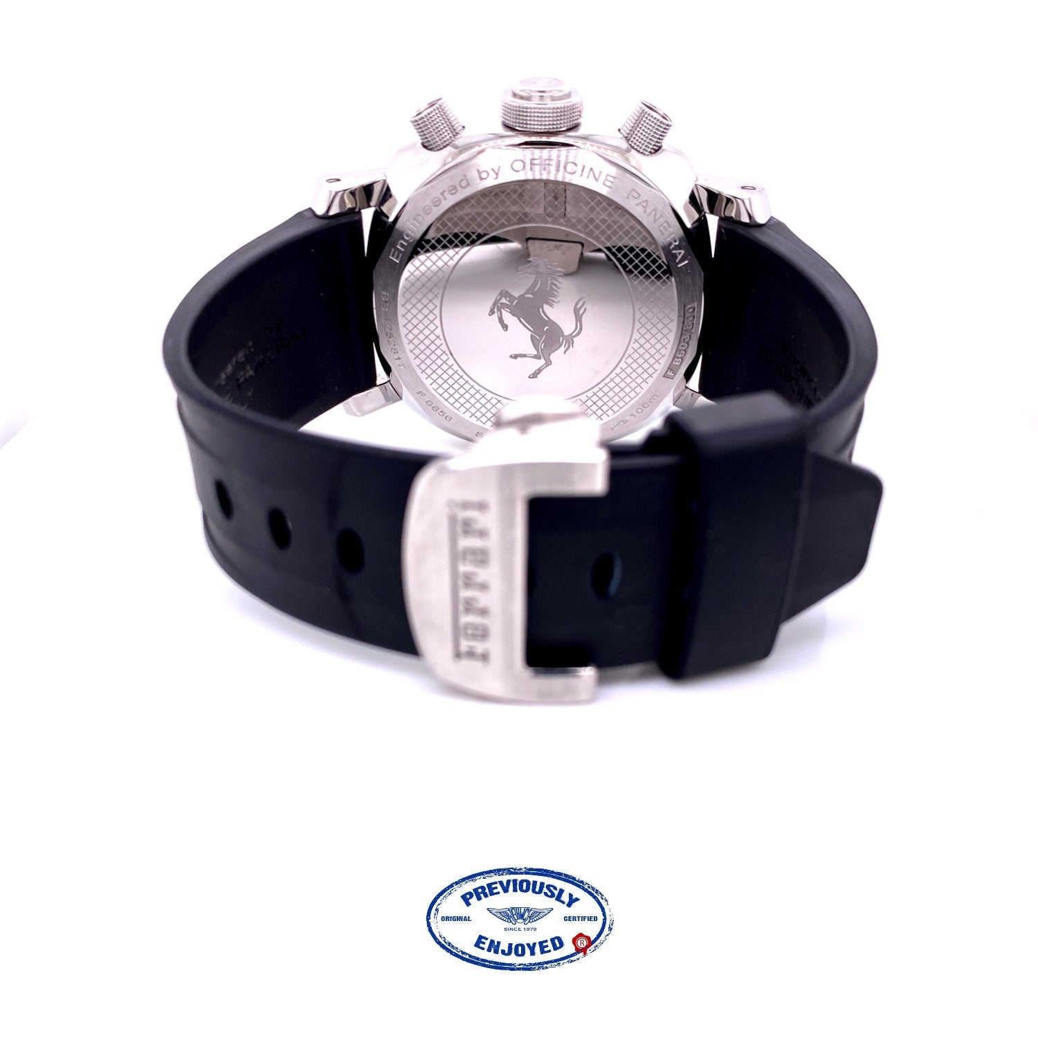 Panerai Ferrari Granturismo Chronograph 45mm Red Dial FER00013 8QU0FX - Beverly Hills Watch Company