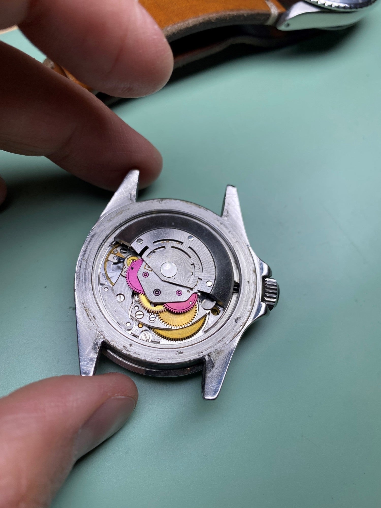 Rolex Submariner Vintage 1966 Stainless Steel Black Dial Bracelet 5513 8R527V - Beverly Hills Watch Company