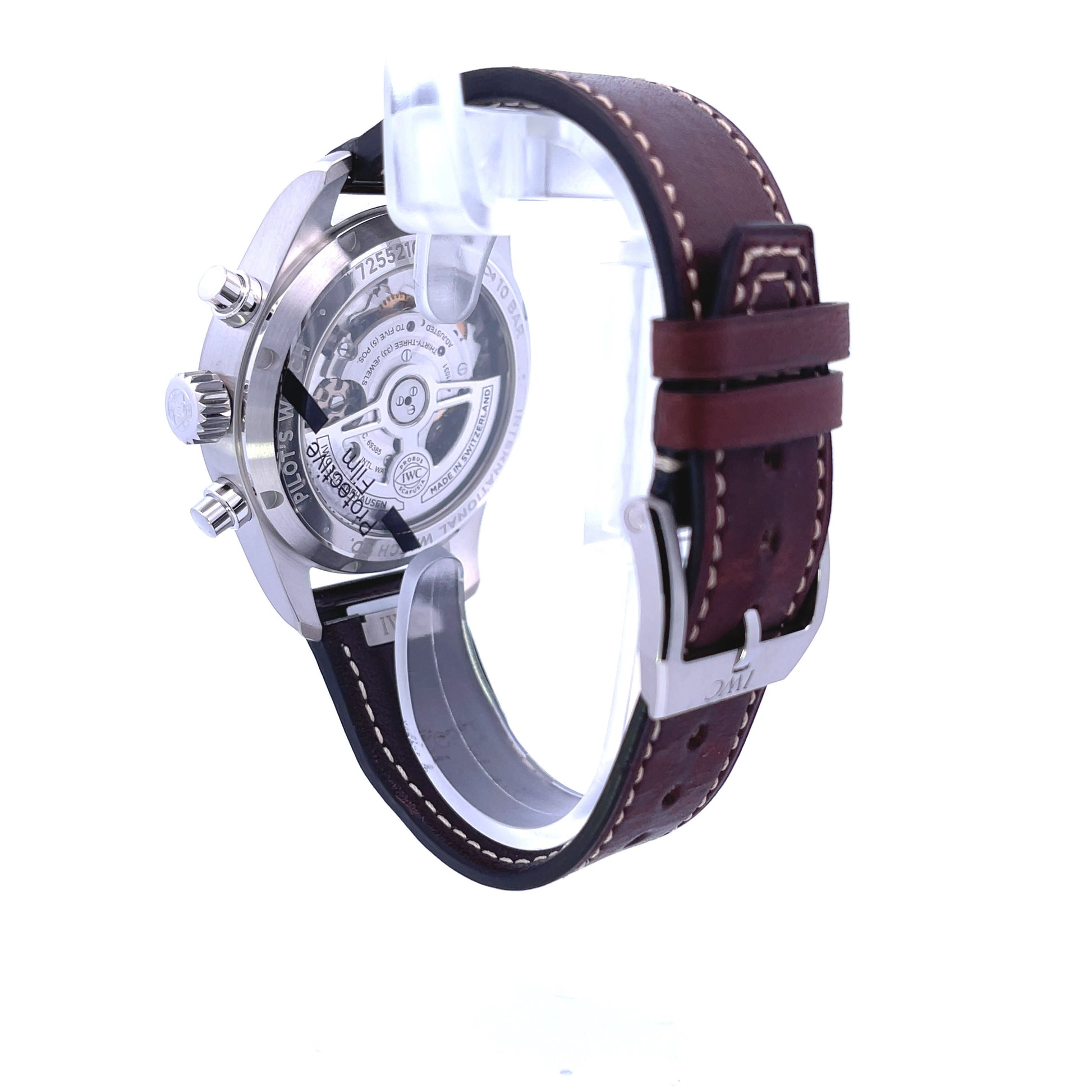 IWC Pilot's Watch Chronograph 41mm Green IW388103 - Beverly Hills Watch Company