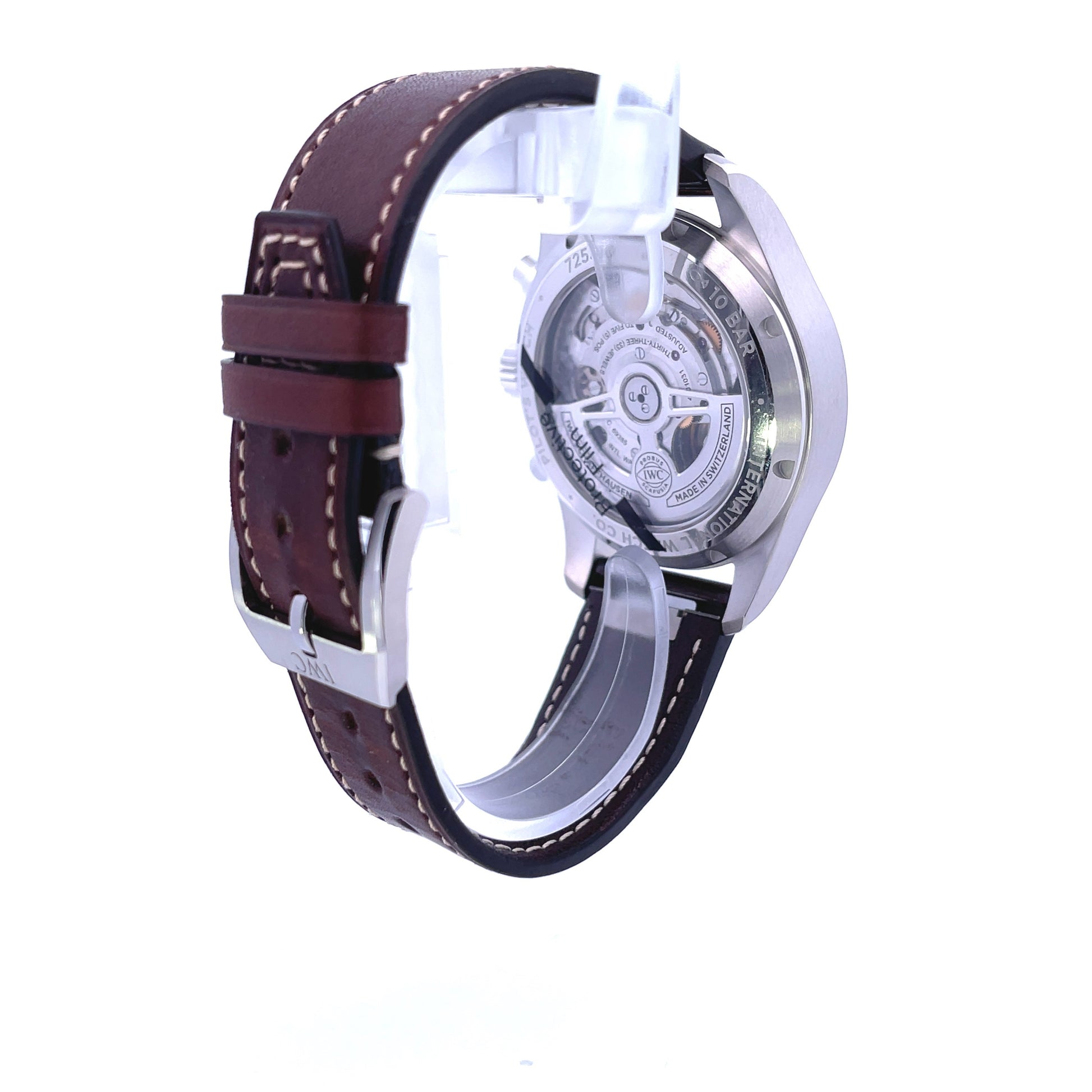 IWC Pilot's Watch Chronograph 41mm Green IW388103 - Beverly Hills Watch Company