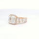 4.51 Asscher Cut VS1 E Color Diamond Ring GIA 8WEWF1