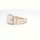 4.51 Asscher Cut VS1 E Color Diamond Ring GIA 8WEWF1