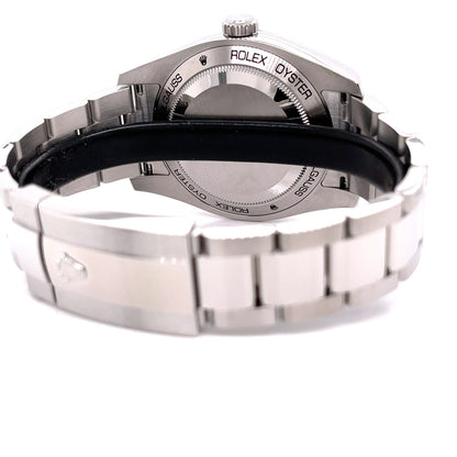 Rolex Milgauss 40mm Green Crystal Stainless Steel Black Dial 116400 8WRHY5 - Beverly Hills Watch Company