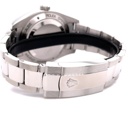 Rolex Milgauss 40mm Green Crystal Stainless Steel Black Dial 116400 8WRHY5 - Beverly Hills Watch Company