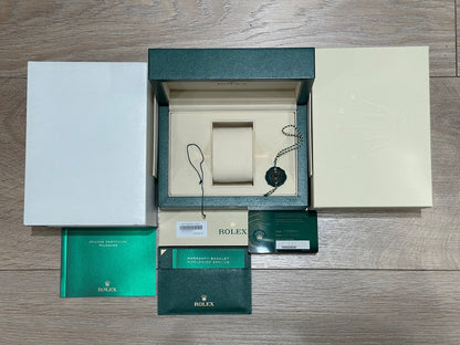 Rolex Milgauss 40mm Green Crystal Stainless Steel Black Dial 116400 8WRHY5 - Beverly Hills Watch Company