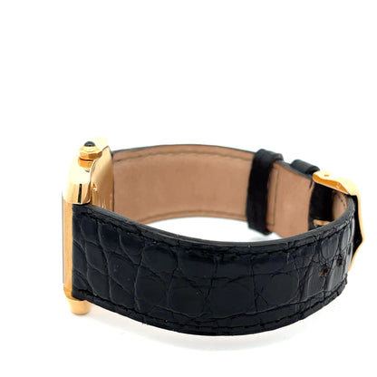 Cartier Tank Francaise Large Yellow Gold Automatic W5000156 - Beverly Hills Watch Company