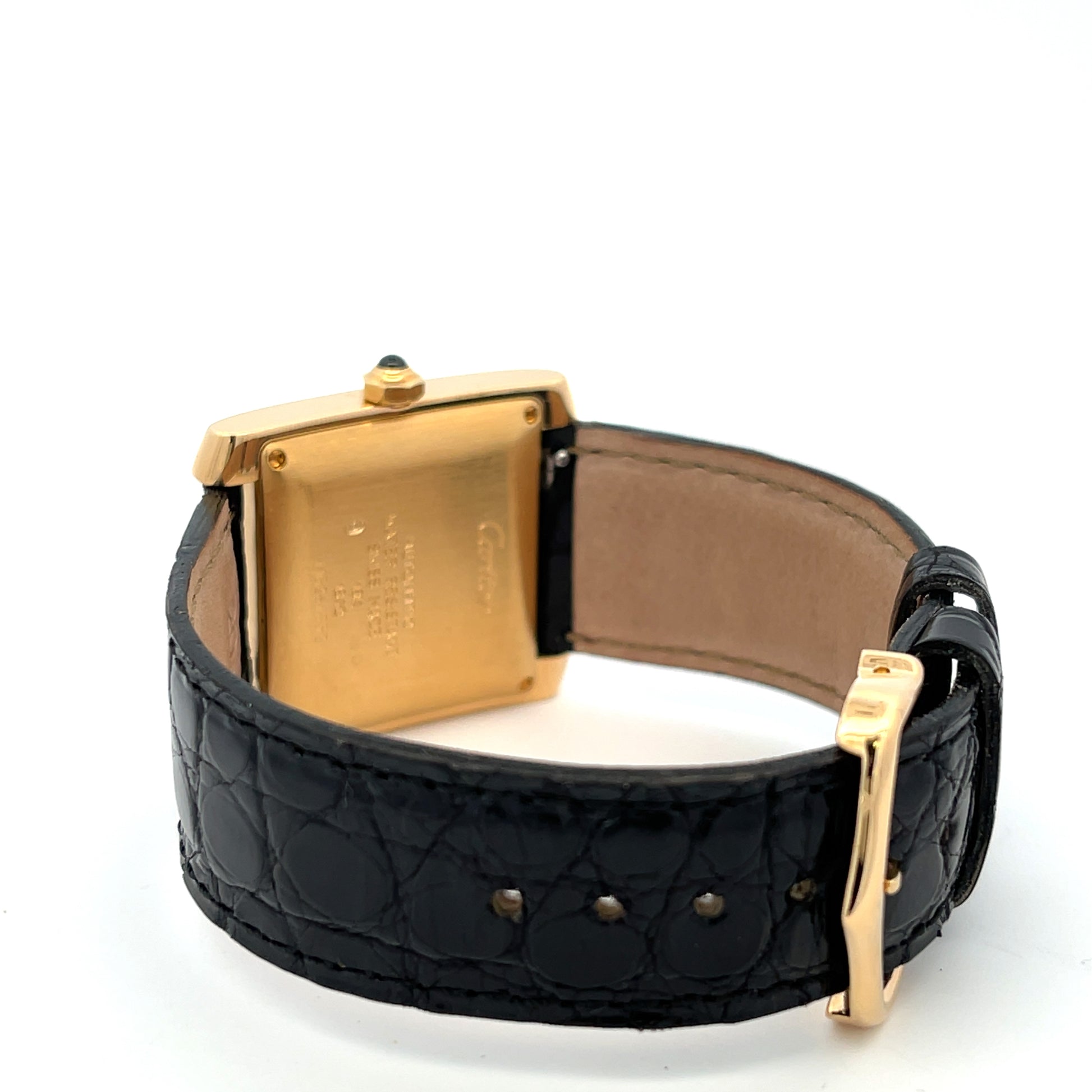 Cartier Tank Francaise Large Yellow Gold Automatic W5000156 - Beverly Hills Watch Company