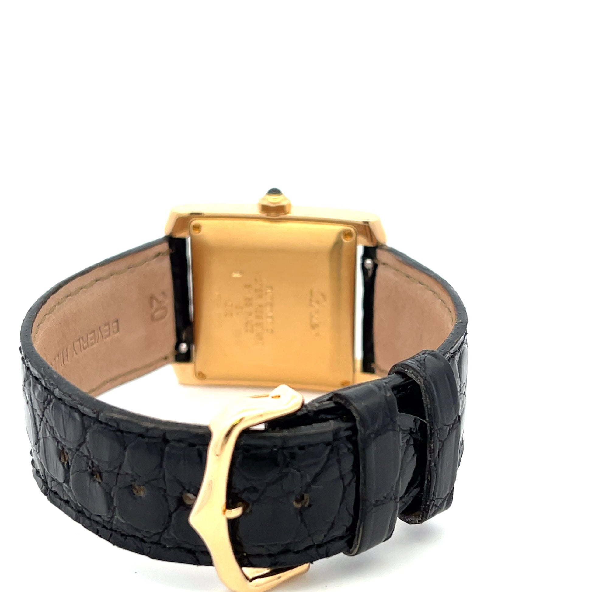 Cartier Tank Francaise Large Yellow Gold Automatic W5000156 - Beverly Hills Watch Company