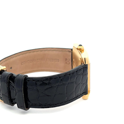 Cartier Tank Francaise Large Yellow Gold Automatic W5000156 - Beverly Hills Watch Company