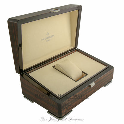 Patek Philippe Complications Blue Dial Automatic 18K White Gold 5930G-0001 915VPF - Beverly Hills Watch