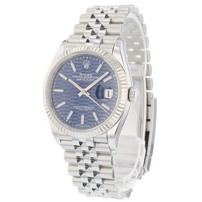Rolex Datejust 36mm Stainless Steel Blue Motif Jubilee 126234