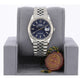 Rolex Datejust 36mm Stainless Steel Blue Motif Jubilee 126234