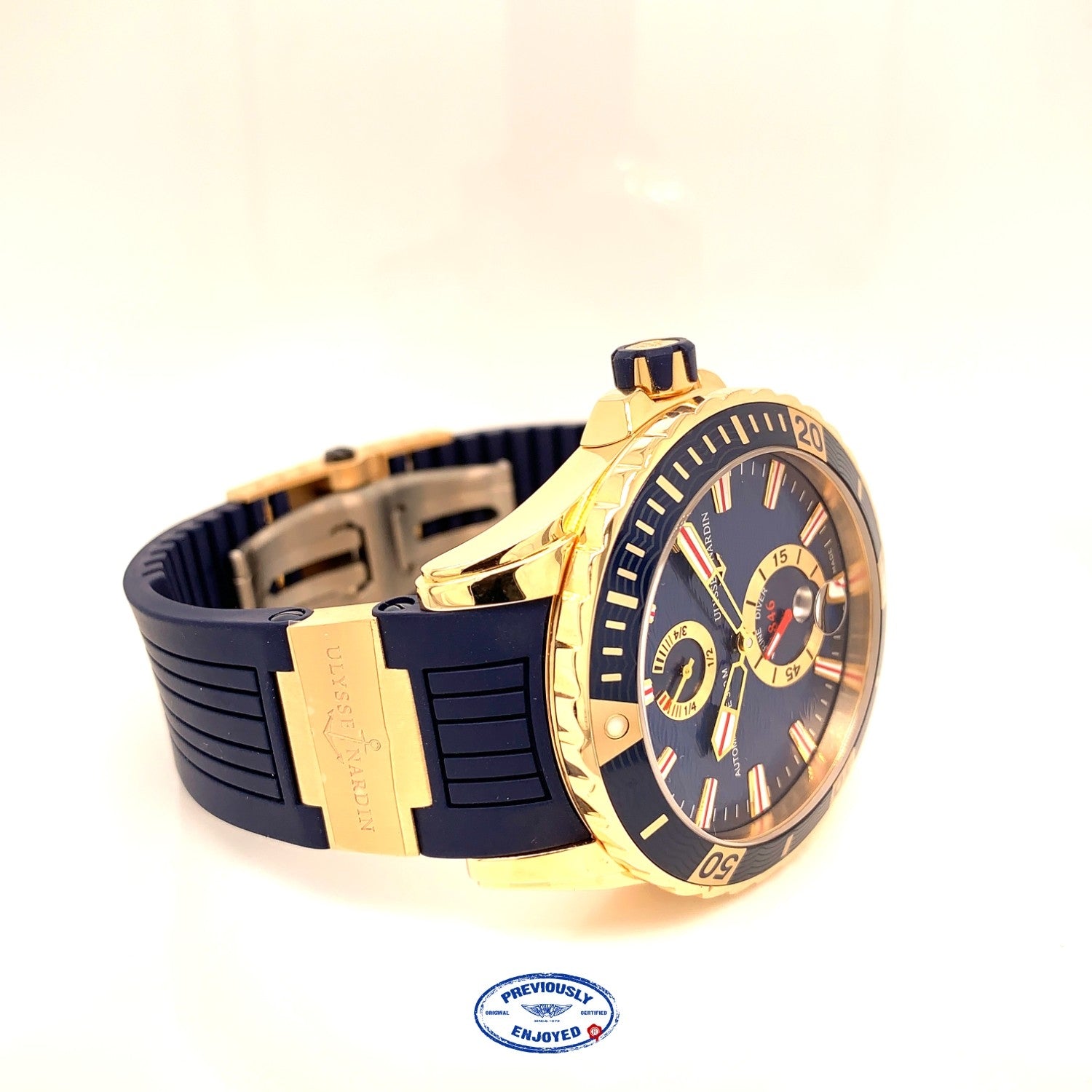 Ulysse Nardin Maxi Marine Diver 44mm Rose Gold 266-10-3/93 UHP4DP