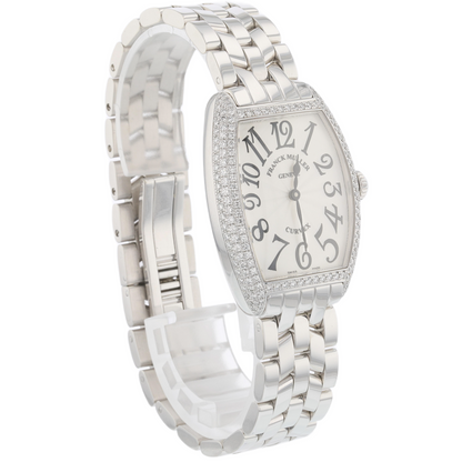 Franck Muller Curvex Medium Stainless Steel Diamond Case 7502 QZDACBACE