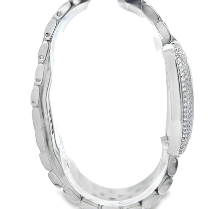 Franck Muller Curvex Medium Stainless Steel Diamond Case 7502 QZDACBACE