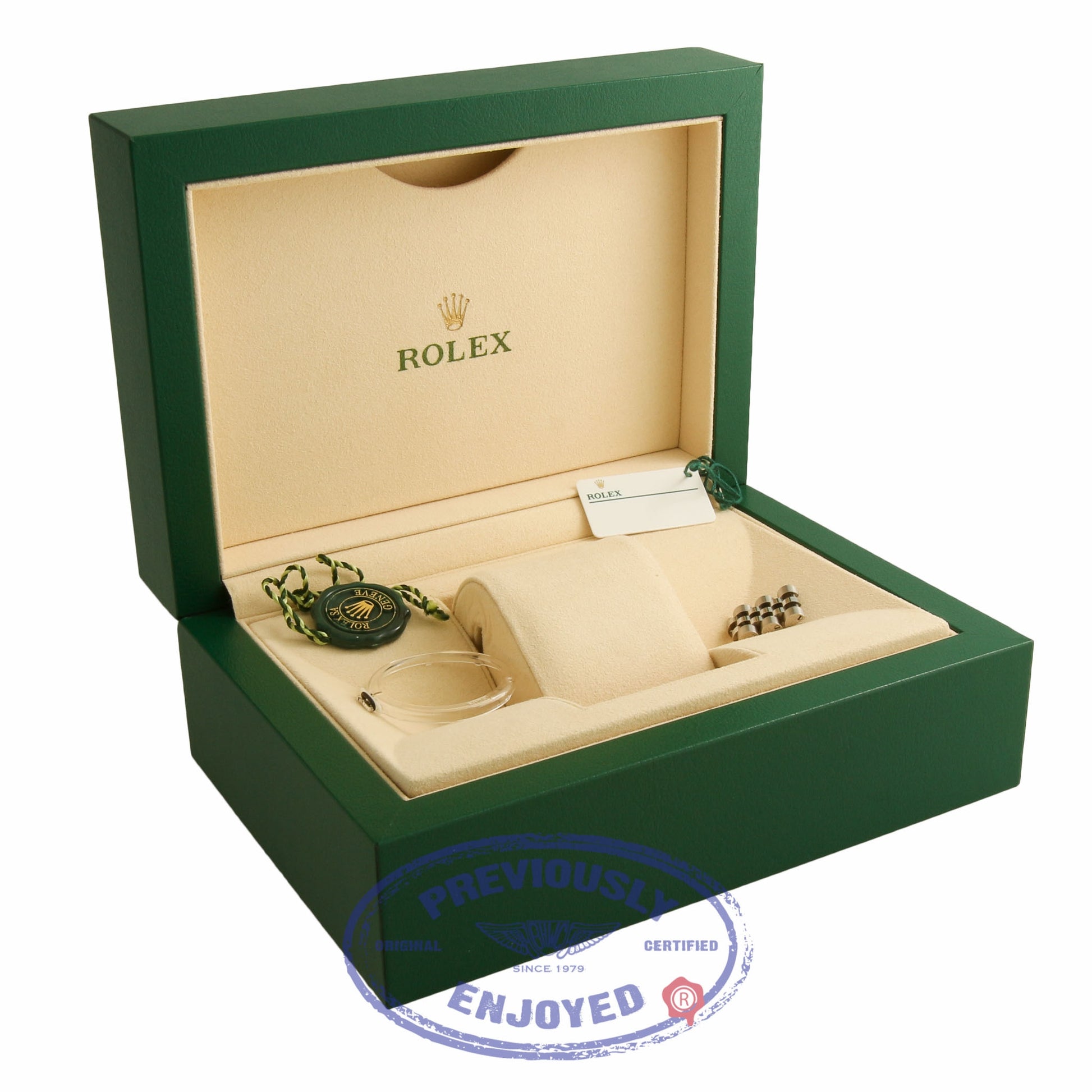 Rolex Datejust Pink Stick Dial White Gold Fluted Bezel 116234 97YD4W - Beverly Hills Watch Company