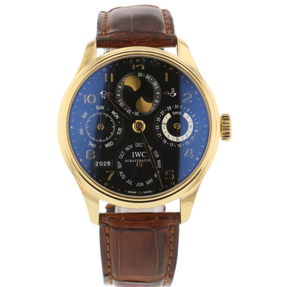 IWC Portuguese 44mm Rose Gold Perpetual Calendar Seven Days IW502119