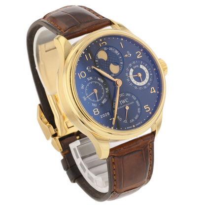 IWC Portuguese 44mm Rose Gold Perpetual Calendar Seven Days IW502119